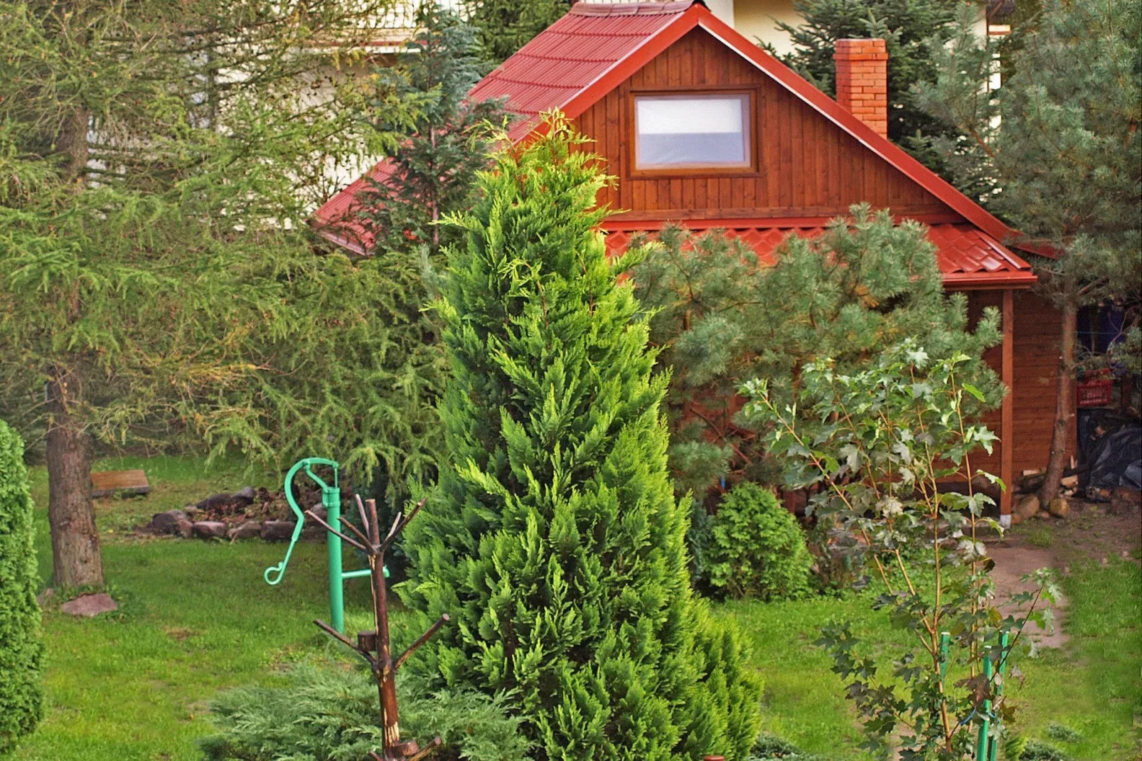 	Domek wakacyjny z 1 sypialnią na piętrze w Kopalinie - Extérieur été