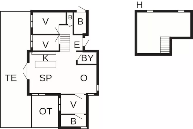 10 person holiday home in Strøby - Floor plan