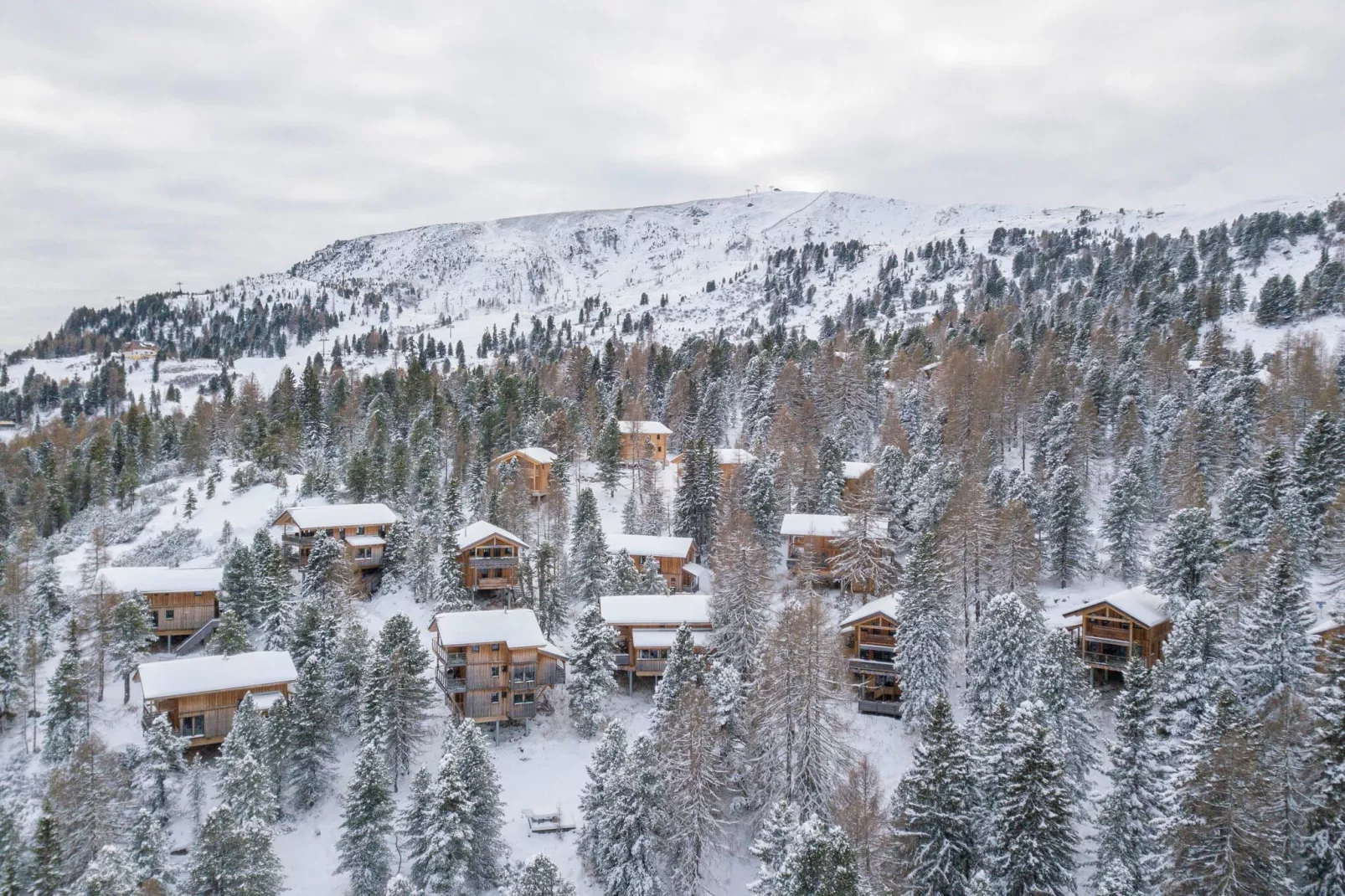 Naturchalets Turracher Höhe 1-View winter