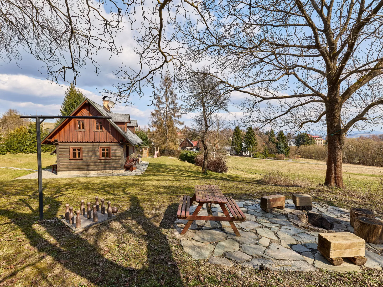 Timber Lodge with Sauna
