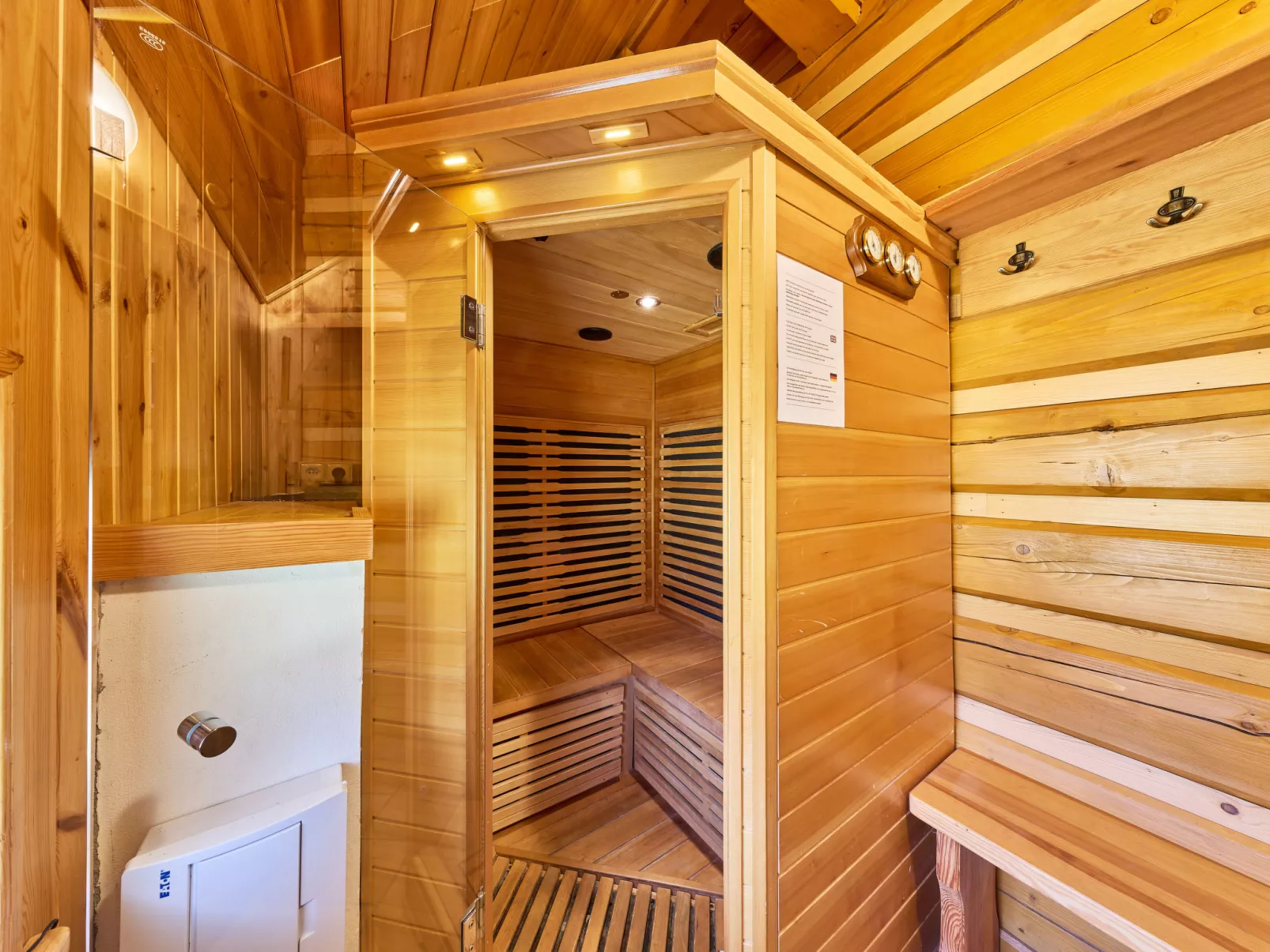 Timber Lodge with Sauna - Dedans