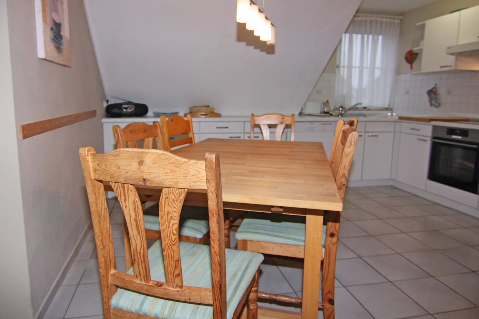 App F 15 a-DG über 2 Etagen 105 qm 5 Pers-Küche