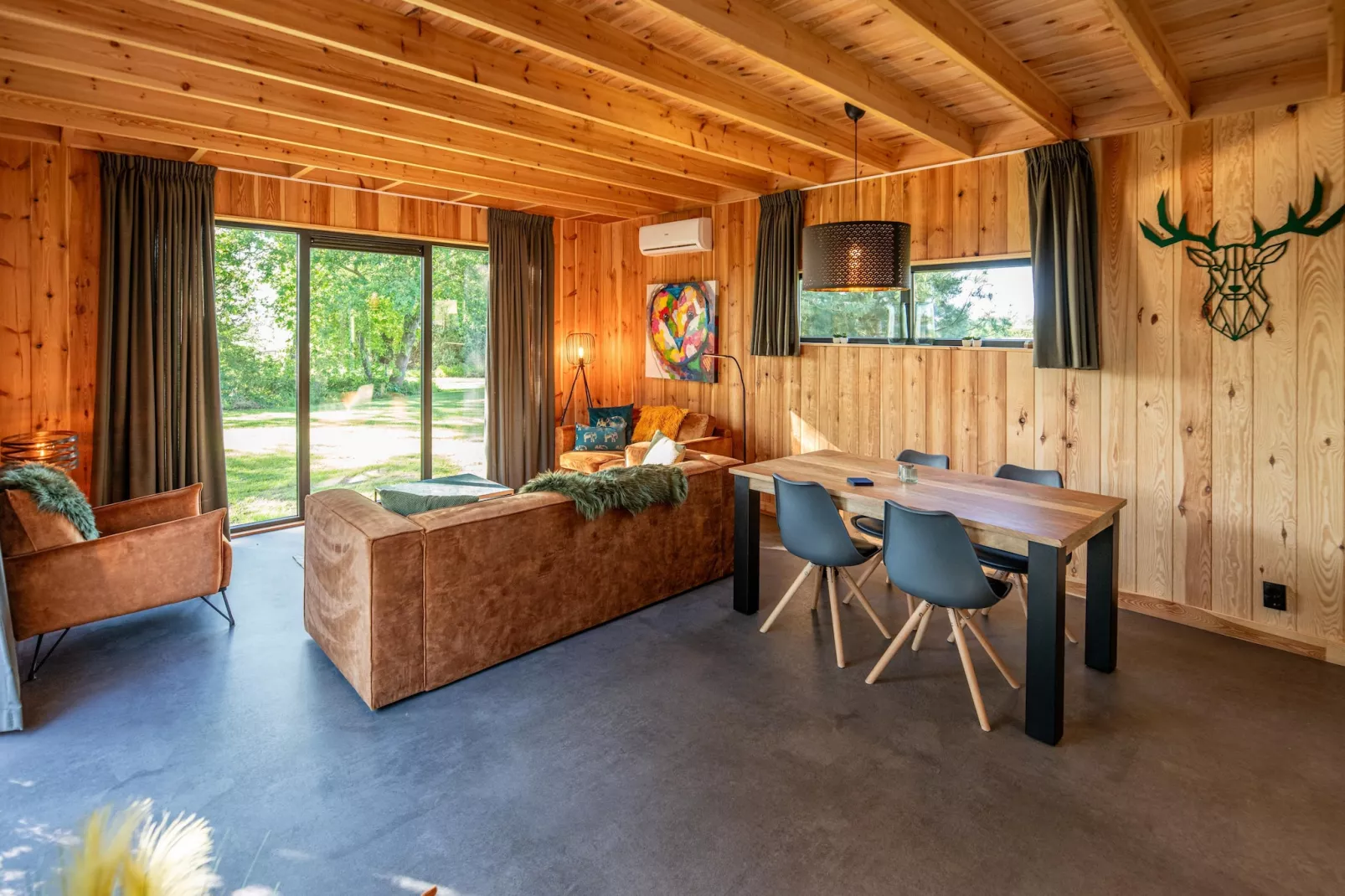 Wellnesslodge Scholekster 4p - Wohnzimmer