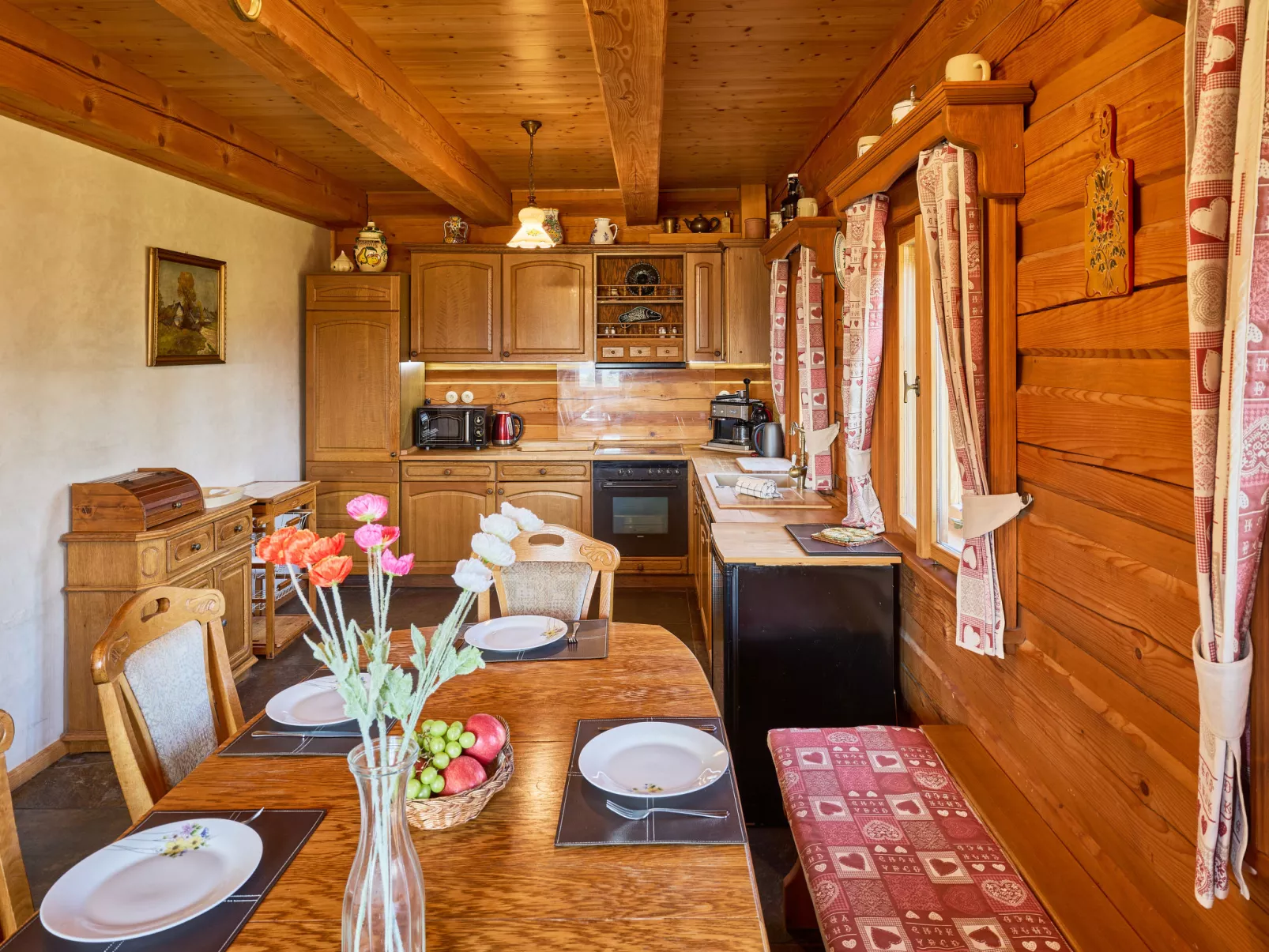 Timber Lodge with Hydromassage - Dedans