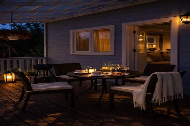 Holiday homes Rewal 60 qm Kapitäns Haus - Terrasse / balcon