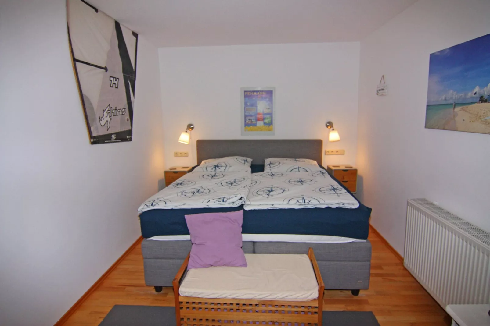 2-Raum-App 56 qm E-39 1 OG / 3 Pers-Bedroom