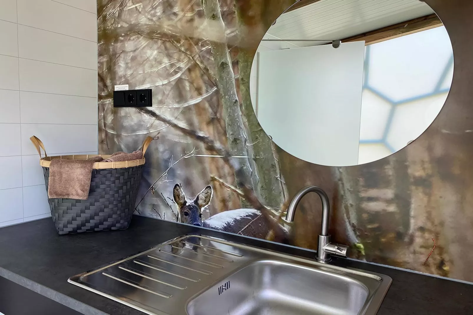 Tentlodge Partijs Wellness met sauna en prive-bad-2p - Badezimmer
