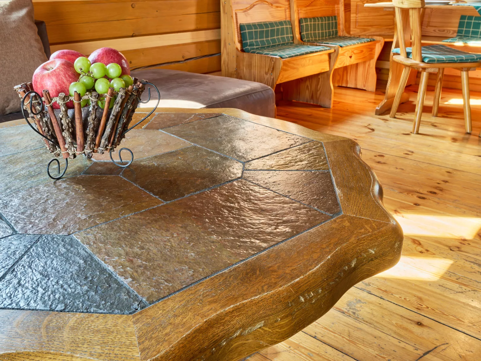 Timber Lodge with Sauna - Dedans