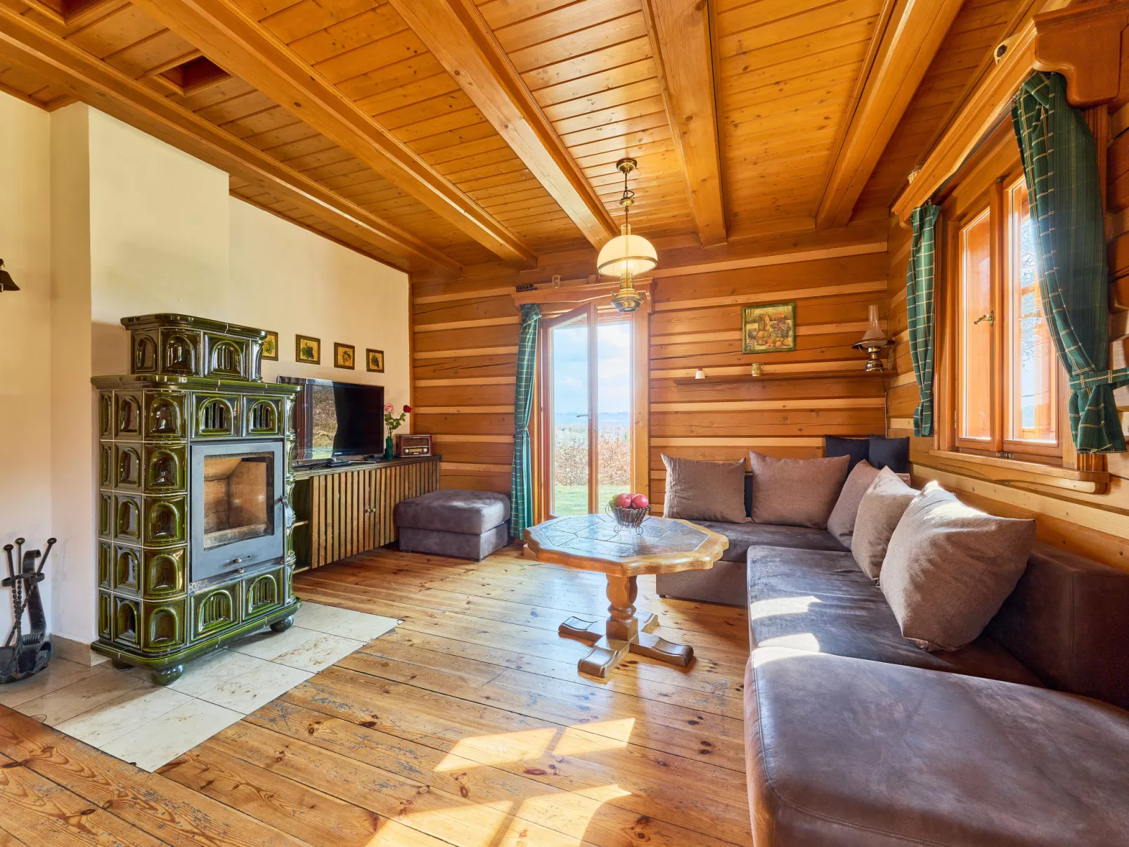 Timber Lodge with Sauna - Dedans