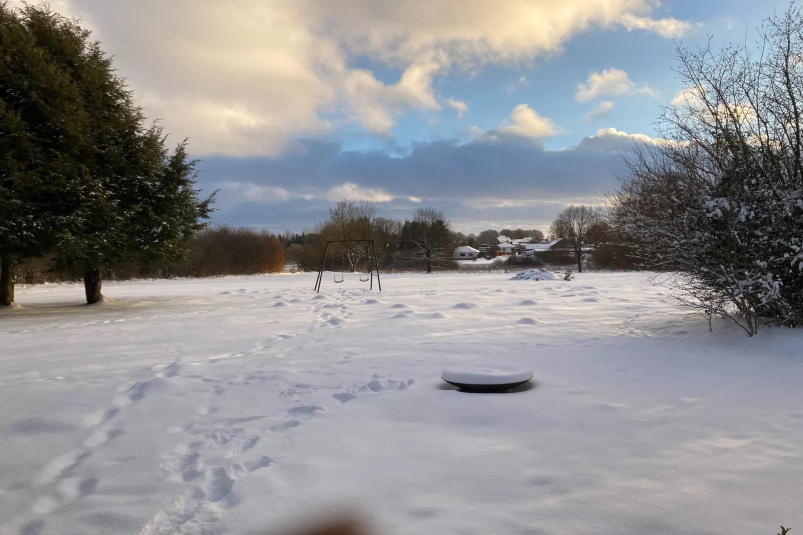 Domaine des Bouts de Fagnes - Aussicht Winter