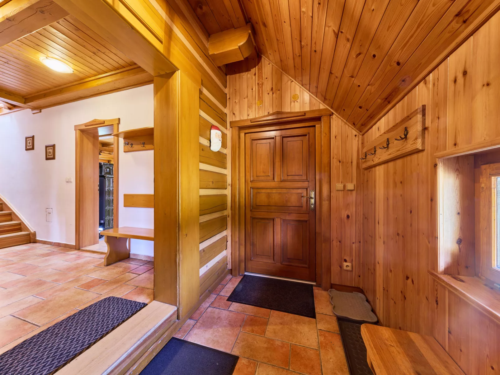 Timber Lodge with Sauna - Dedans