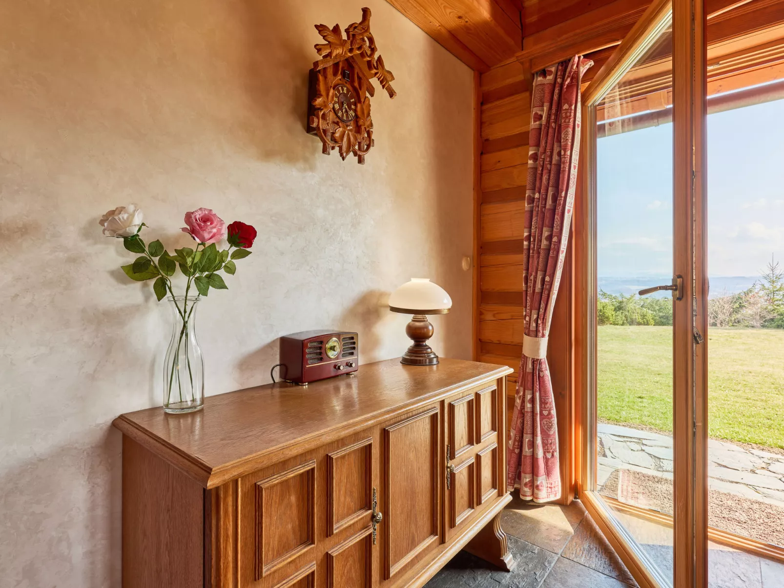 Timber Lodge with Hydromassage - Dedans