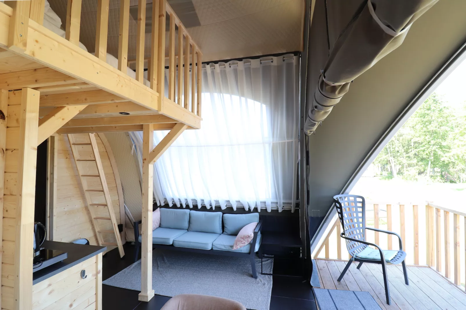 Tentlodge Partijs Wellness met sauna en prive-bad-2p - Ambiente