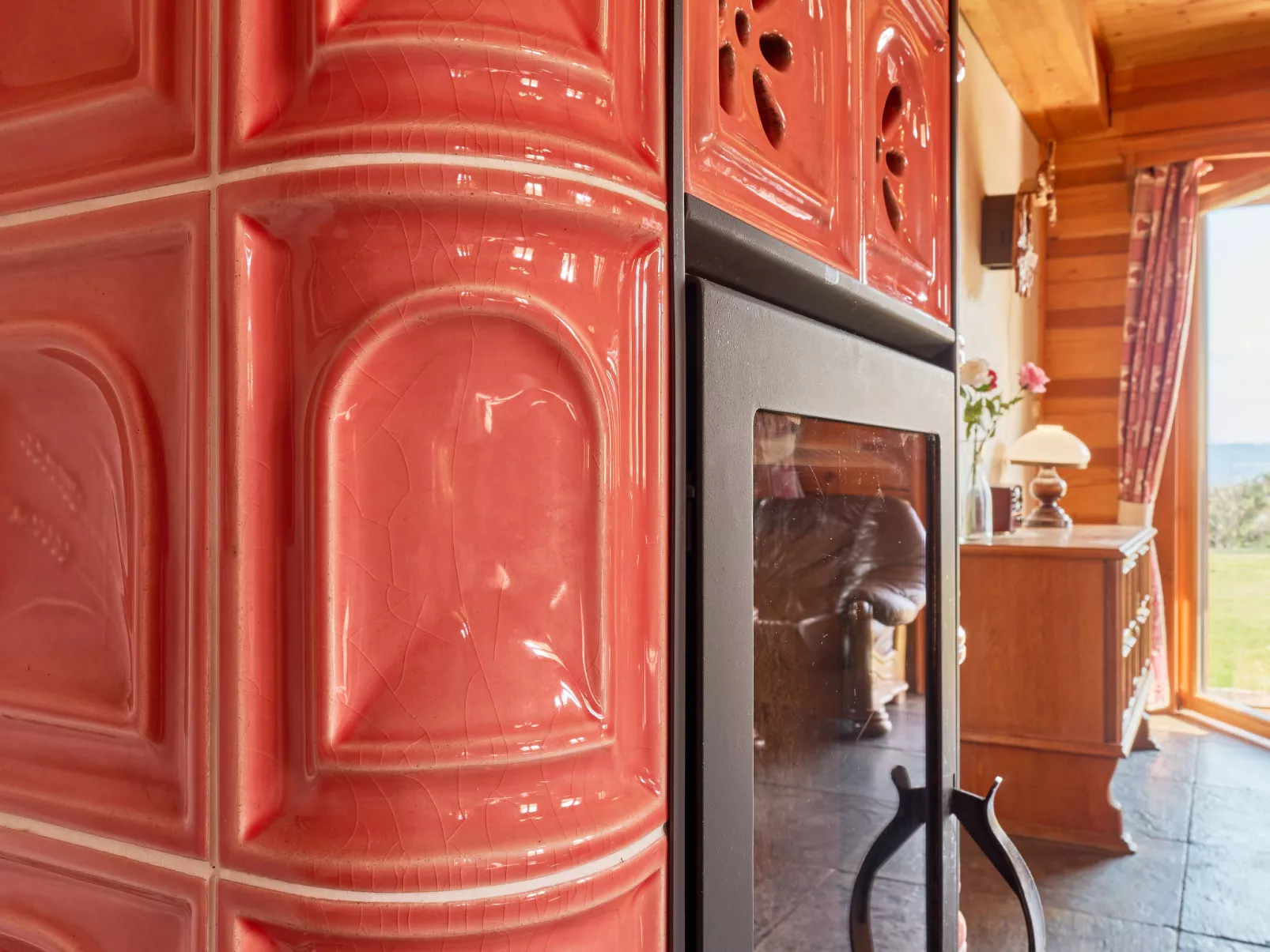 Timber Lodge with Hydromassage - Dedans