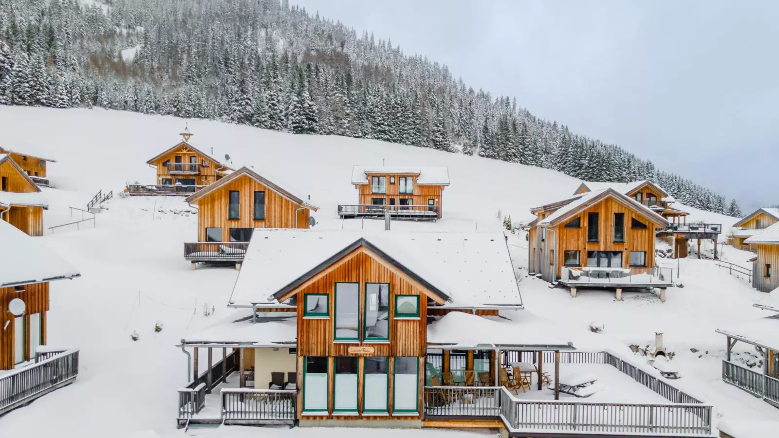 The Laerch - Außenbereich Winter