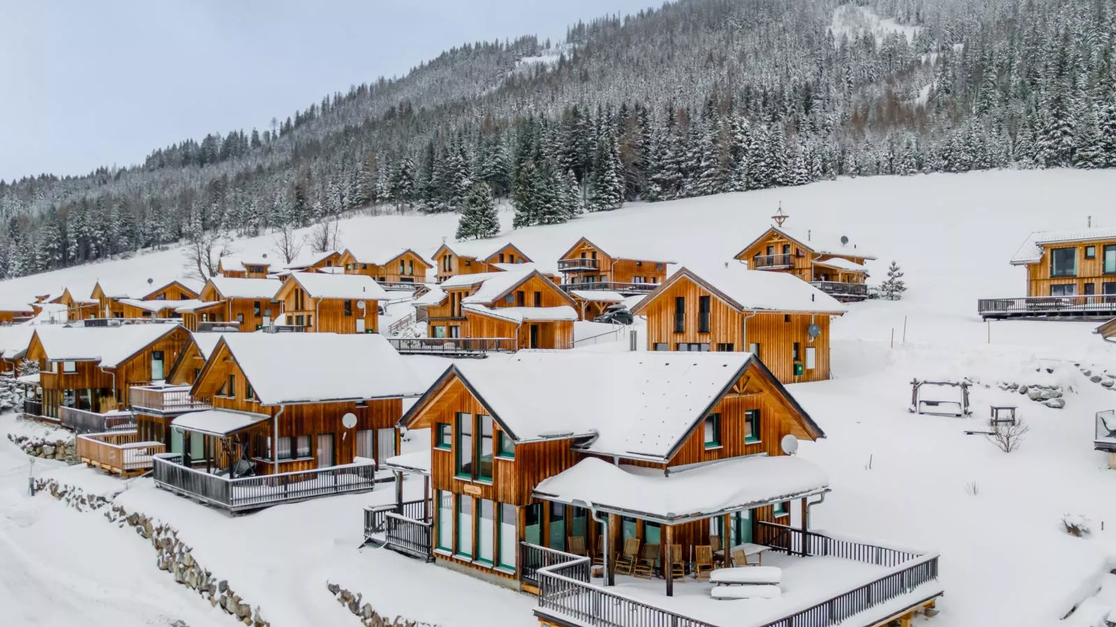 The Laerch - Außenbereich Winter