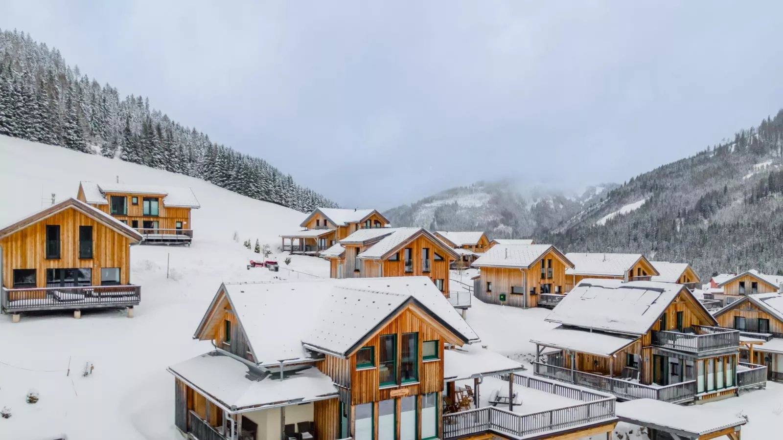 The Laerch - Außenbereich Winter