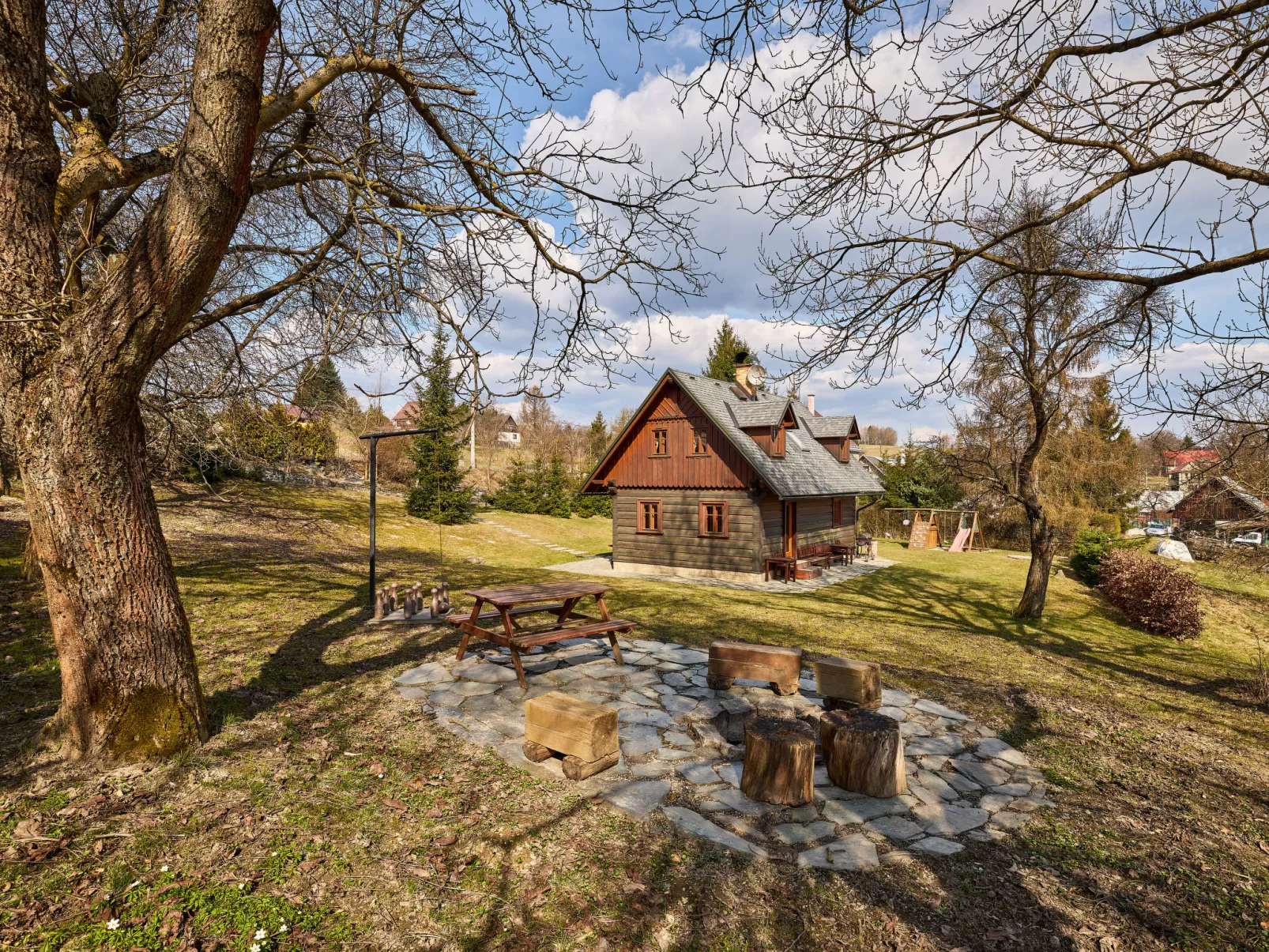 Timber Lodge with Sauna - Dehors