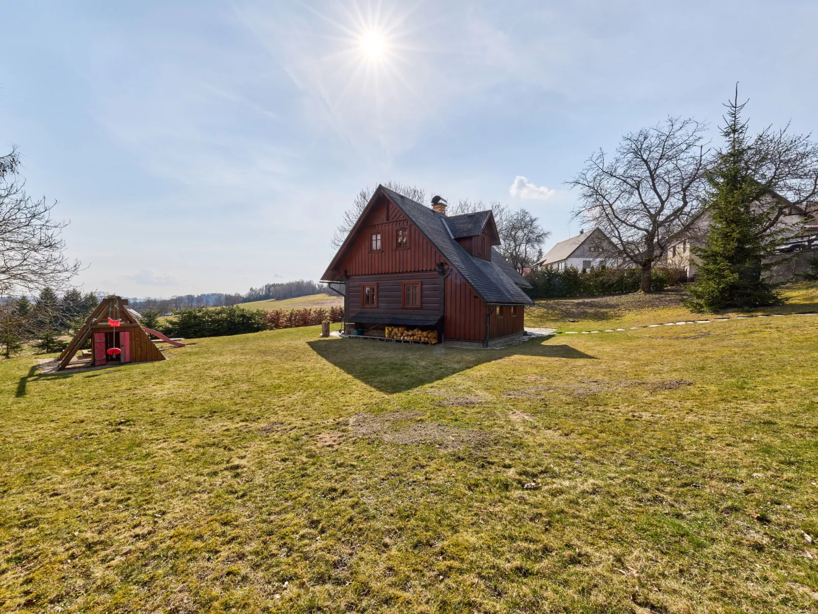 Timber Lodge with Sauna - Dehors