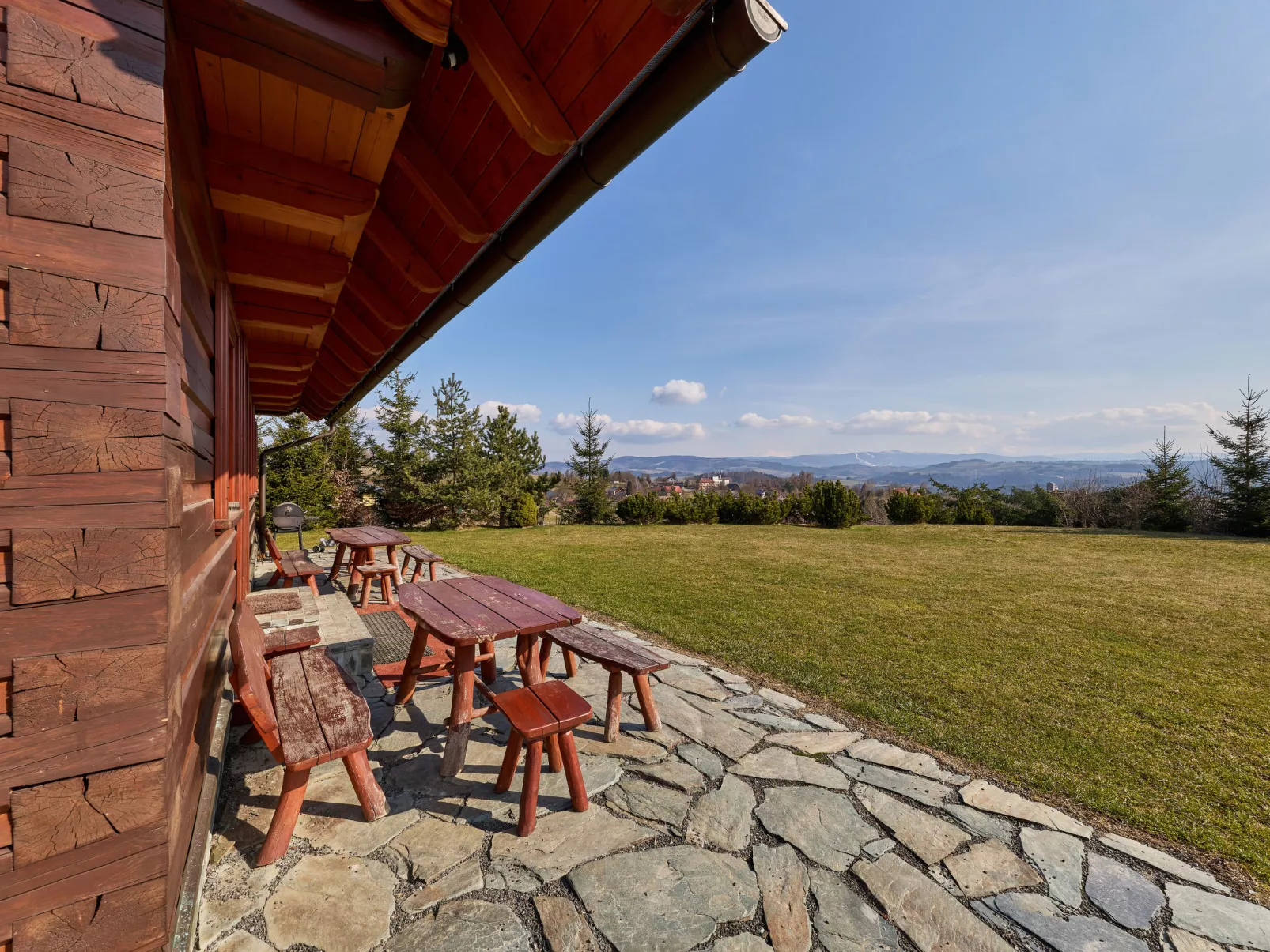 Timber Lodge with Hydromassage - Dehors