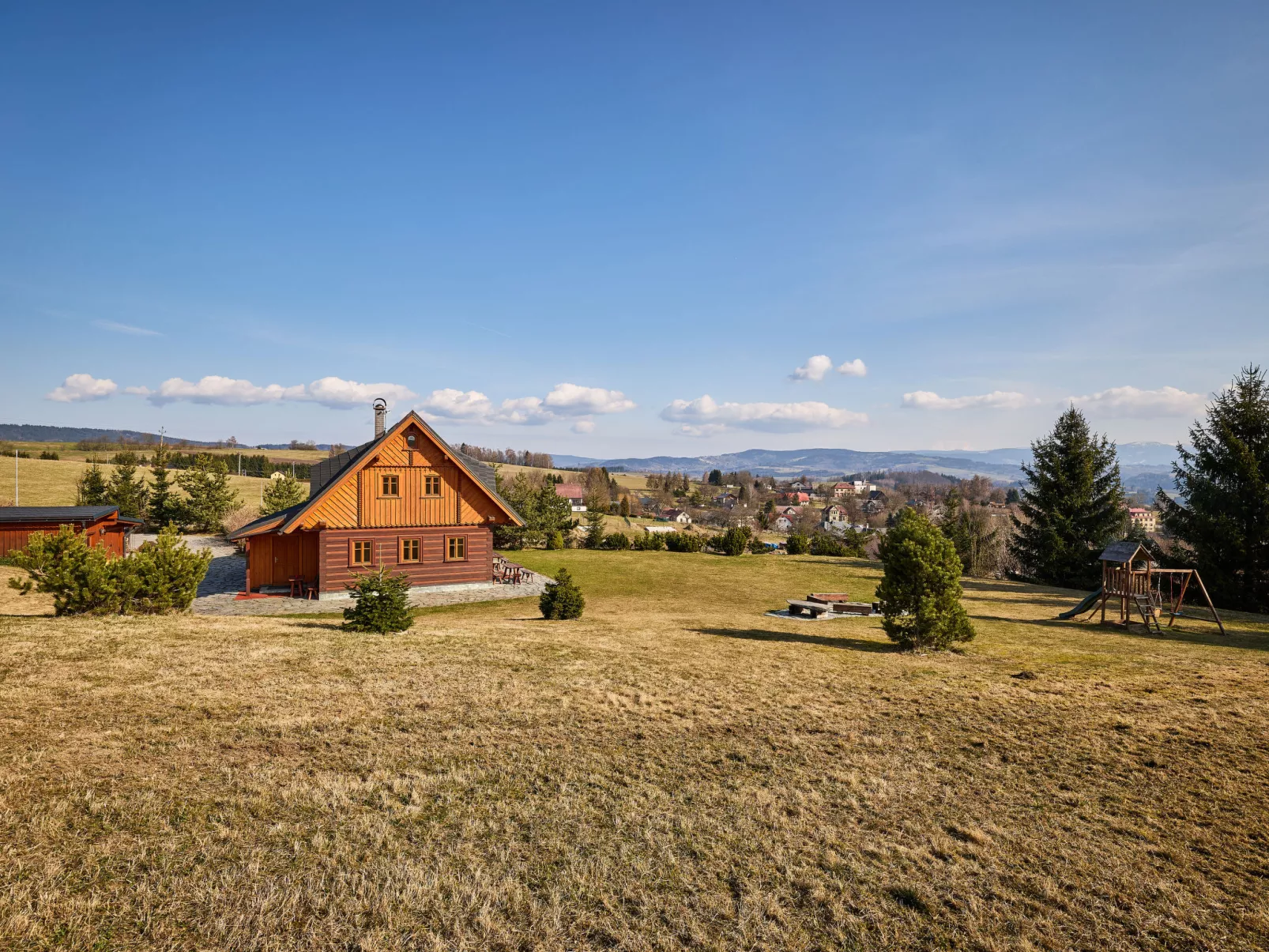 Timber Lodge with Hydromassage - Dehors