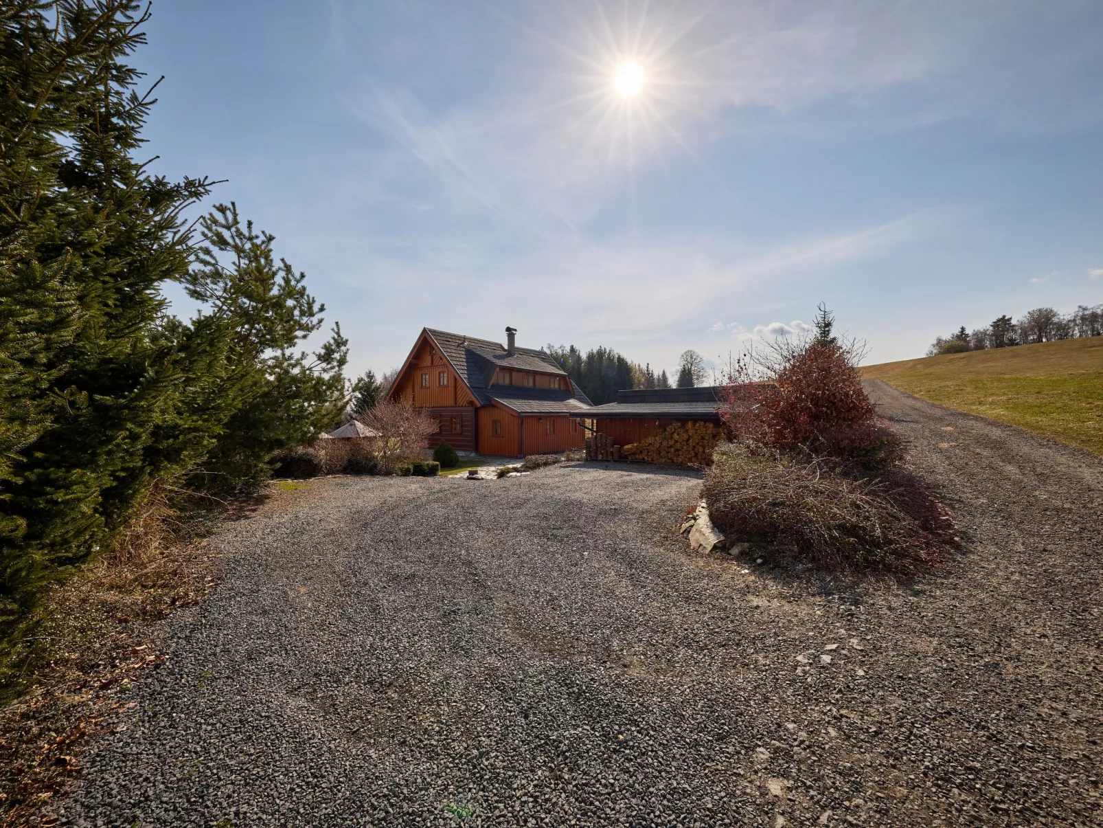 Timber Lodge with Hydromassage - Dehors