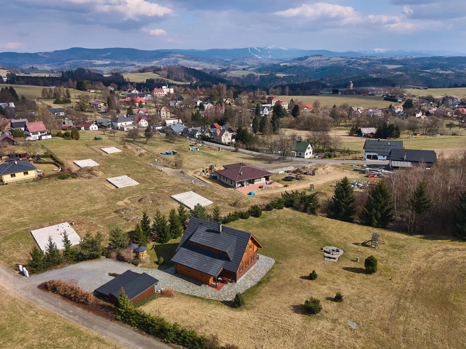 Timber Lodge with Hydromassage - Dehors