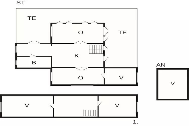 7 person holiday home in HALLABRO - Floor plan