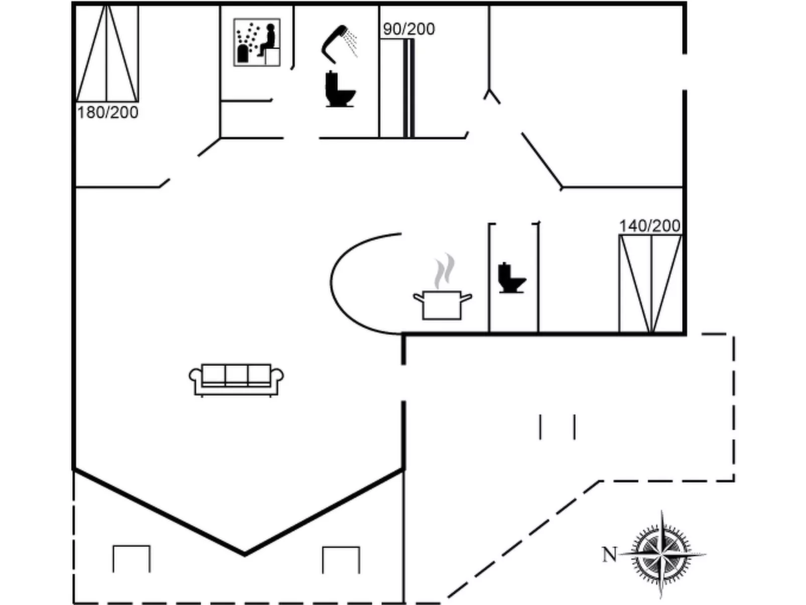 "Ljuba" - 1.3km from the sea