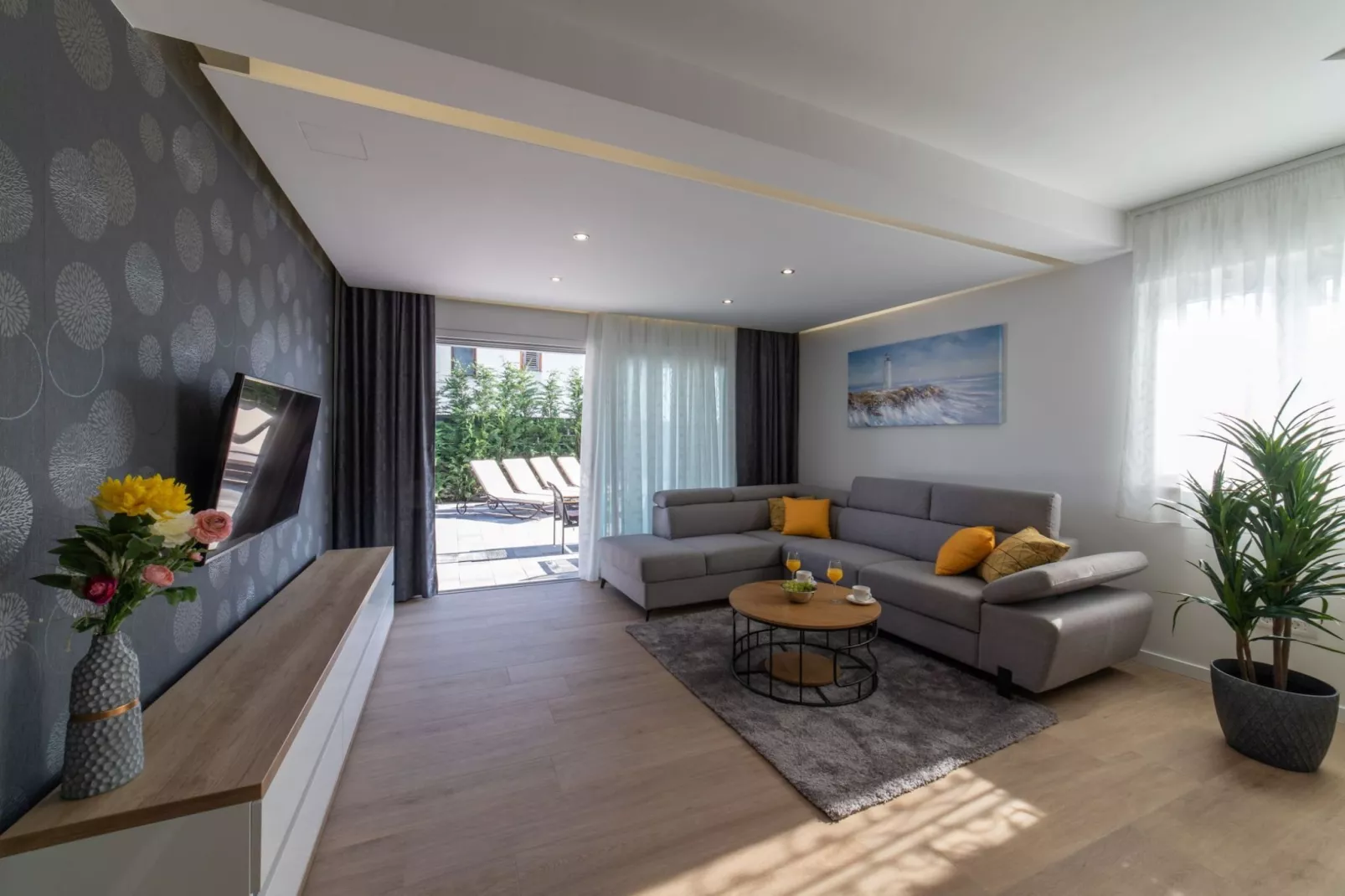 Luxury Kastela Villa with Heated Pool and Lounge Area - Four Bedroom Villa