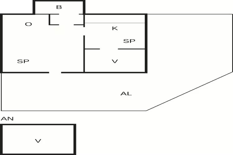 6 Personen Ferienhaus in LÖTTORP - Grundriss