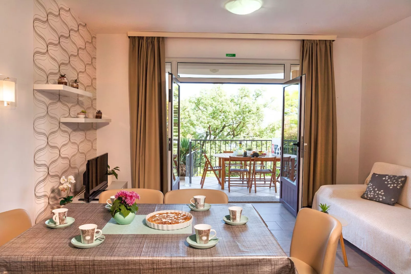 Splendid Beachfront Medveja Apartments - One Bedroom Apartment with Terrace and Sea View 4