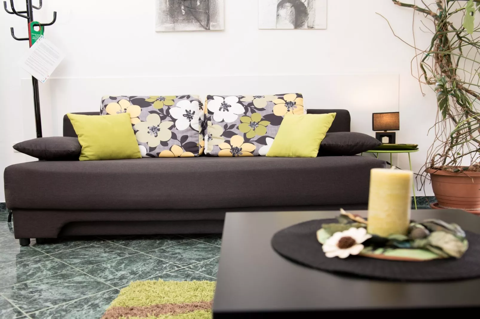 Stylish Lovran Sea View Apartments - Studio Apartment with Balcony and Sea View - Salon