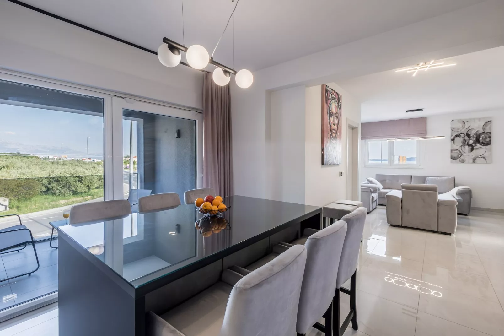 Scenic Kastel Luksic Apartments - Three Bedroom Apartment - Living room