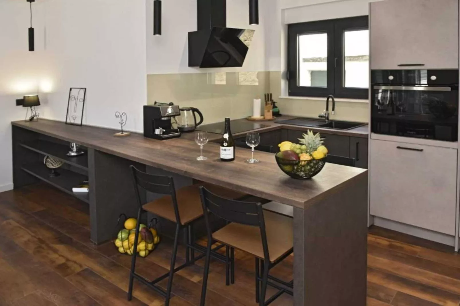 Luxury Slatine Apartments with Terrace and Garden - One Bedroom Apartment with Terrace - Kitchen