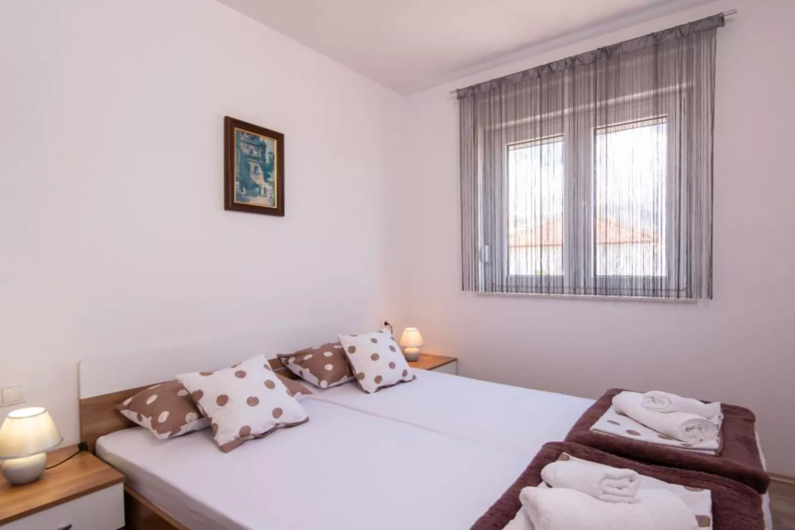 Peaceful Apartments Harfa- One Bedroom Apartment with Balcony and Partial Sea View 2 - Schlafzimmer