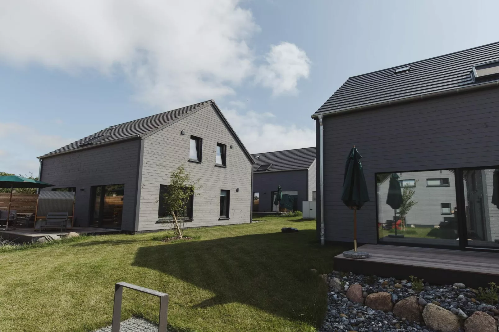 Base moderne avec plancher chauffant