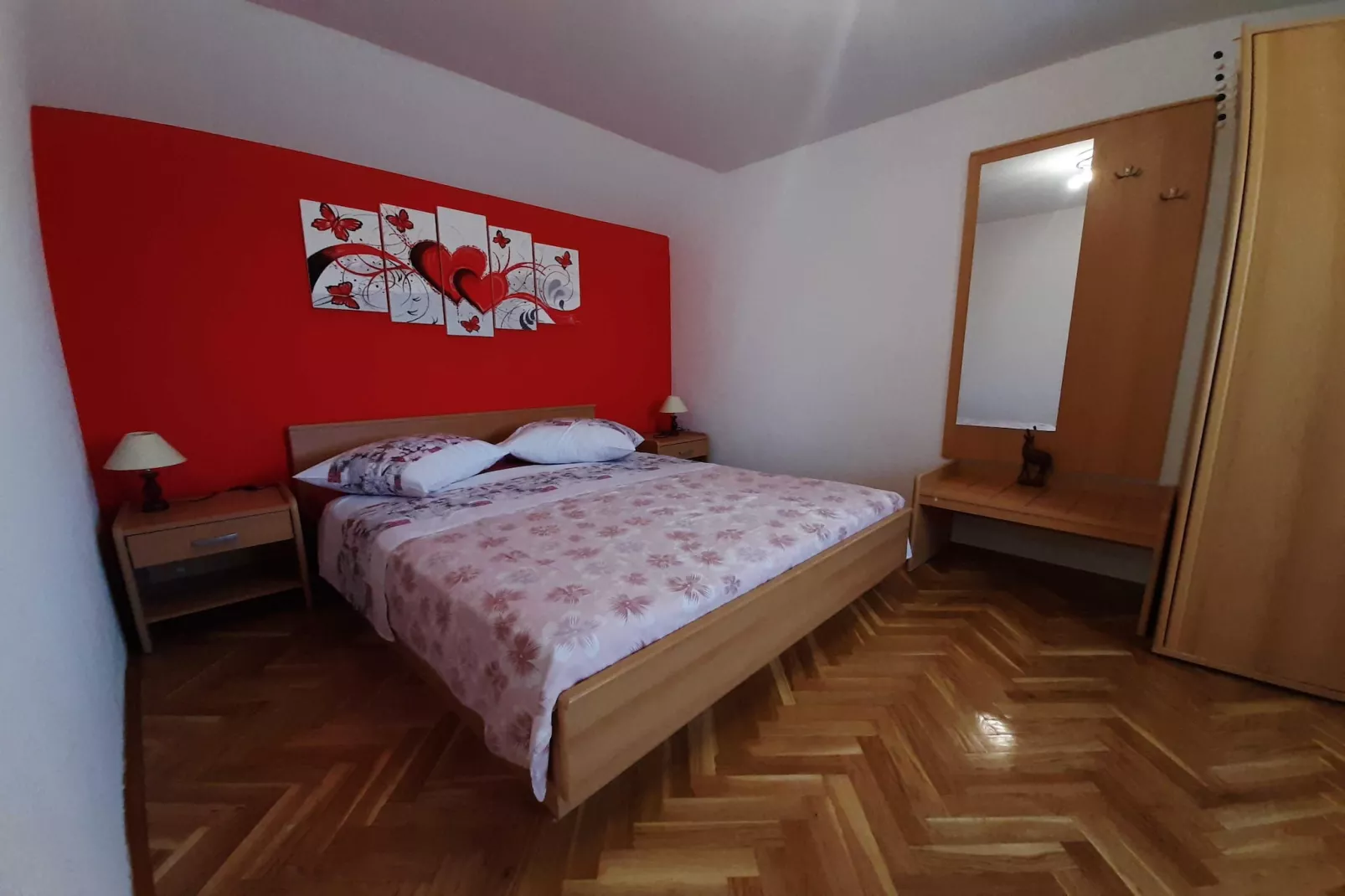 Cozy Apartments with Private Balcony Vinisce - Standard Two Bedroom Apartment (Owner I) - Chambre