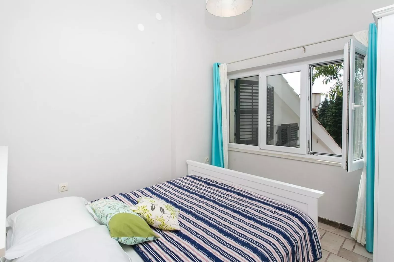 Villa Mirjana -  Two Bedroom Apartment with Balcony and Sea View (Sunce) - Bedroom