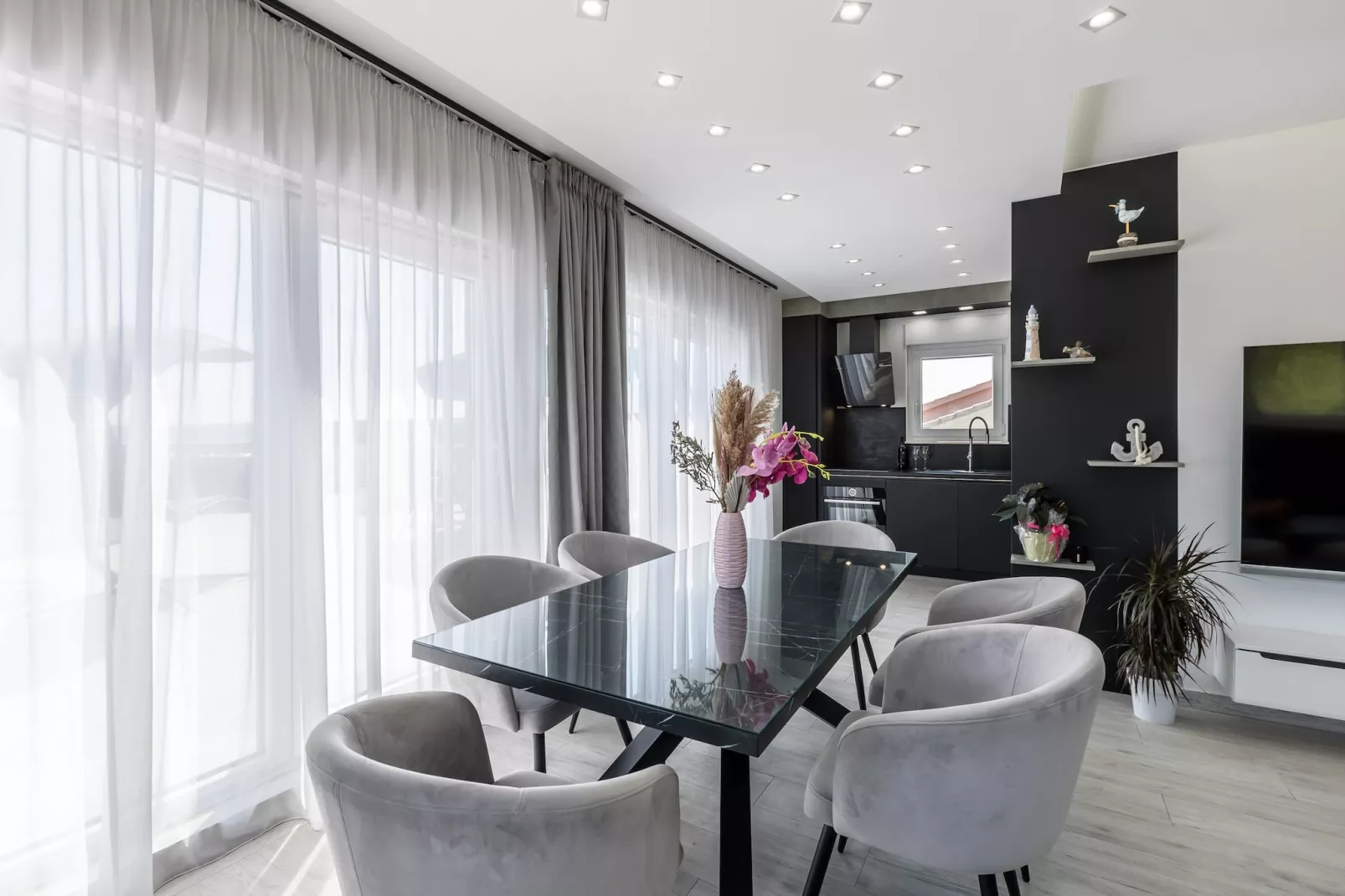 Scenic Kastel Luksic Apartments - Two Bedroom Apartment (owner Penthouse) - Küche