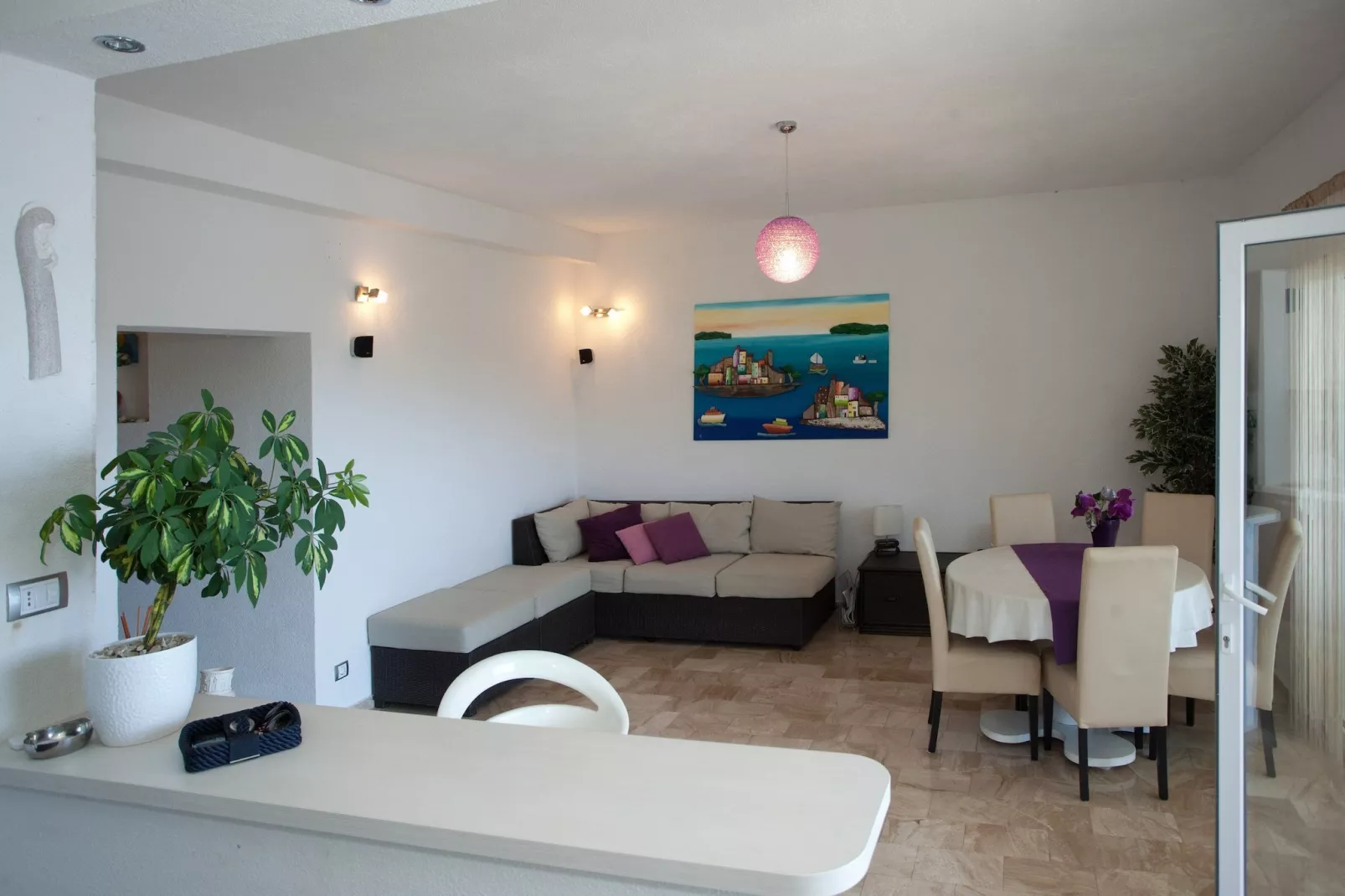 Wonderful Visinisce Apartments with Terrace and Sea Views - Standard Two Bedroom Apartment  (Owner 1) - Living room
