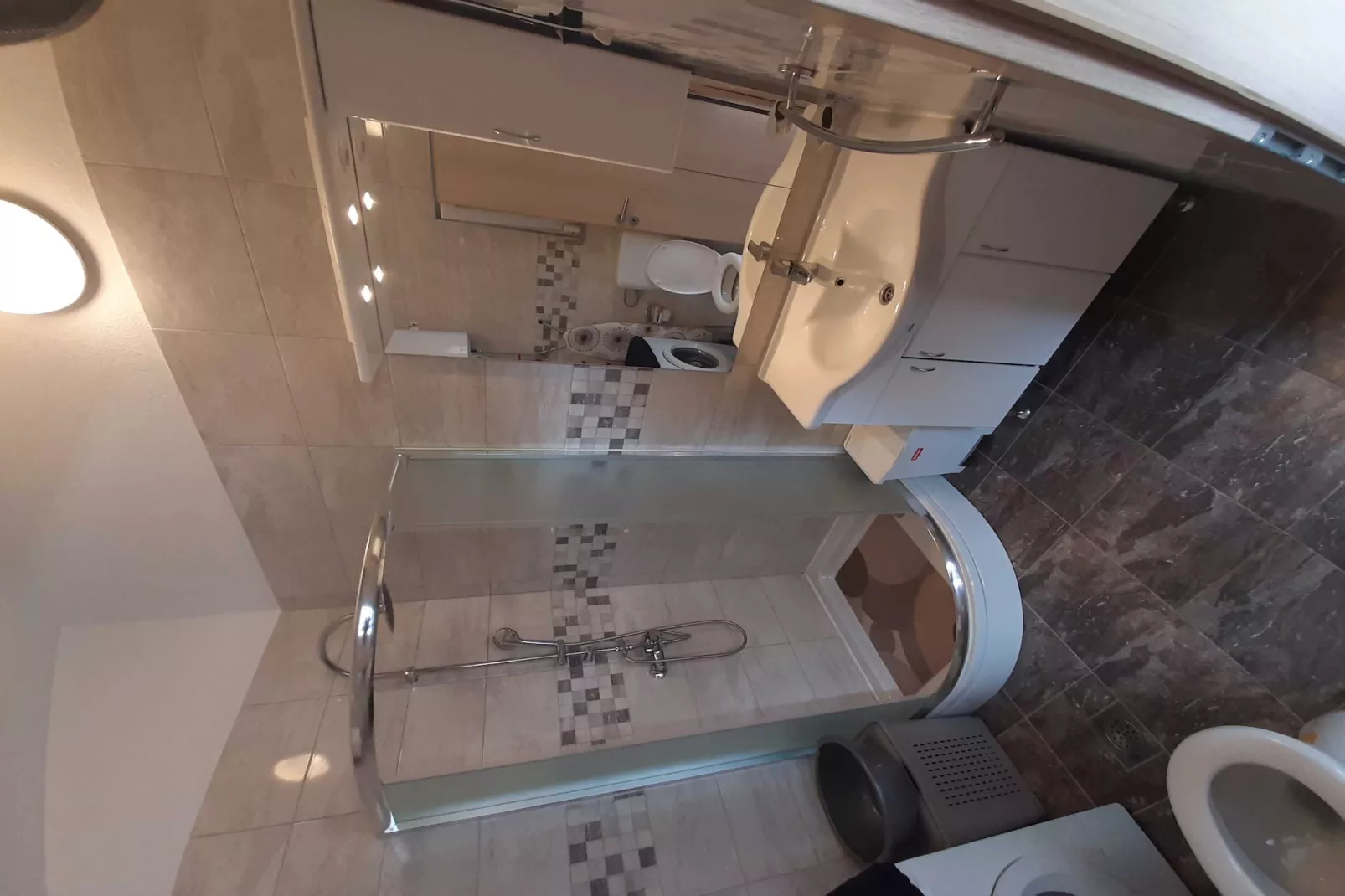 Cozy Apartments with Private Balcony Vinisce - Comfort Two Bedroom Apartment (Owner III) - Bathroom