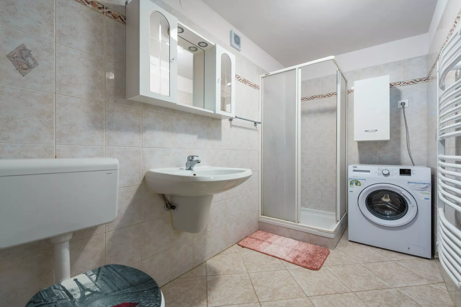 Charming Lovran Apartments with Wonderful Sea View -  One Bedroom Apartment - Bathroom
