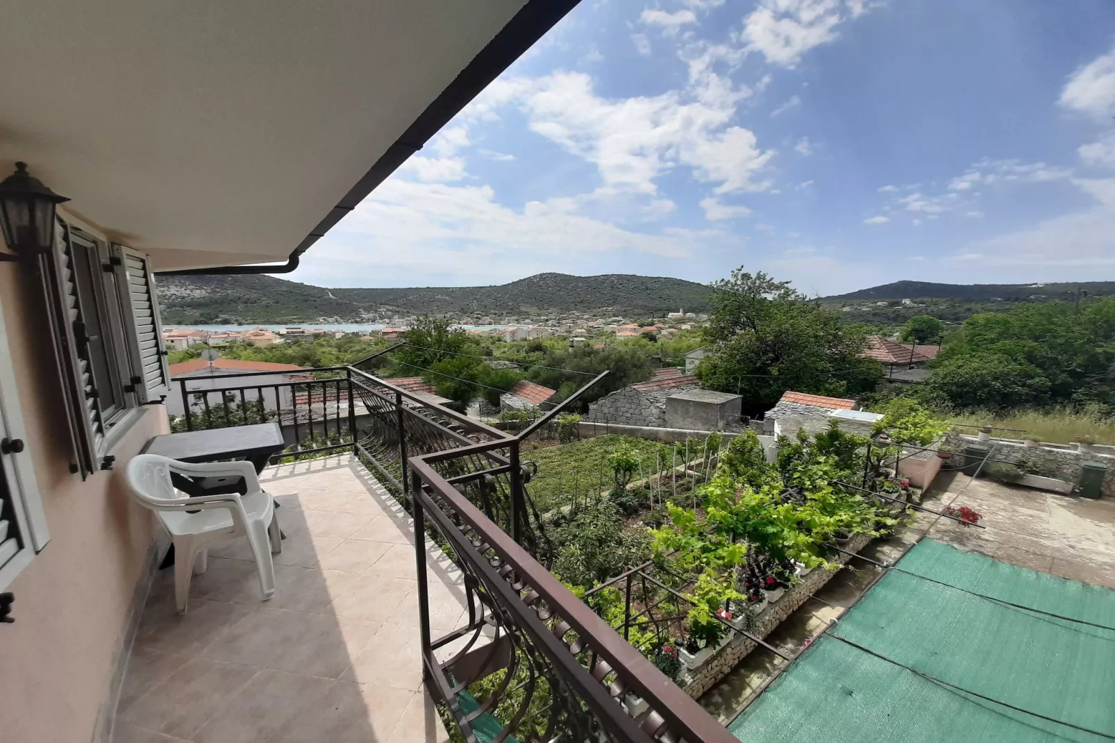 Cozy Apartments with Private Balcony Vinisce - Standard Two Bedroom Apartment (Owner I) - Terrasse / balcon
