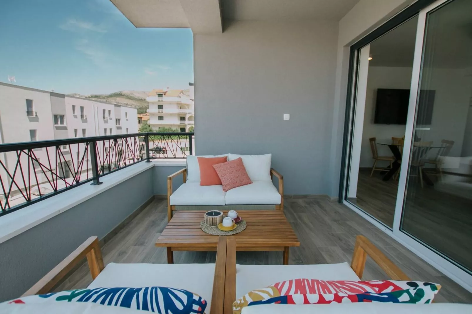 Spacious Luxury Trogir Apartments - Superior Two Bedroom Apartment (Mila) - Terrace balcony