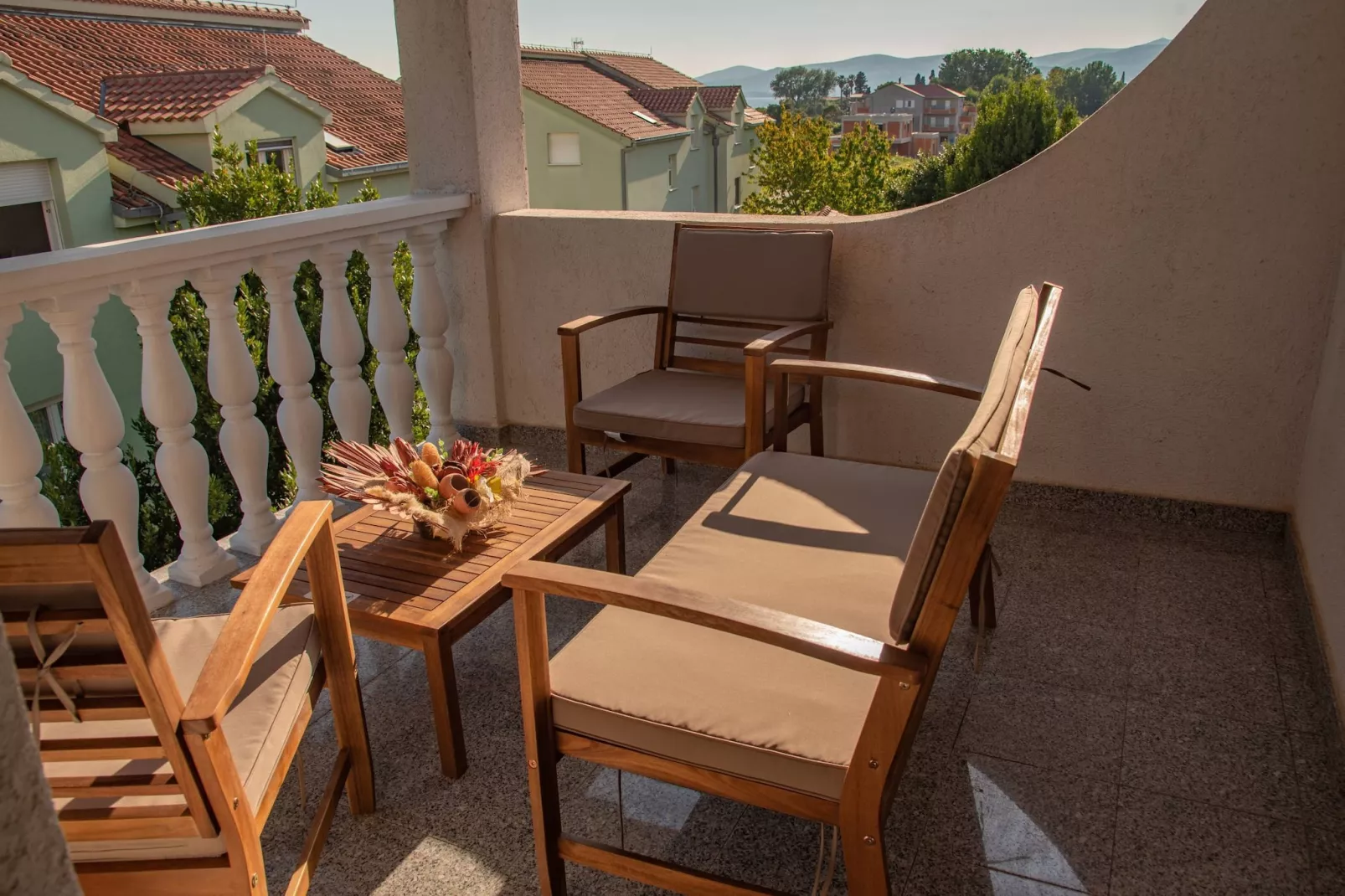 Kastel Gomilica Cozy and Stylish Apartments near the Sea - Standard One Bedroom Apartment (owner I) - Terrace balcony