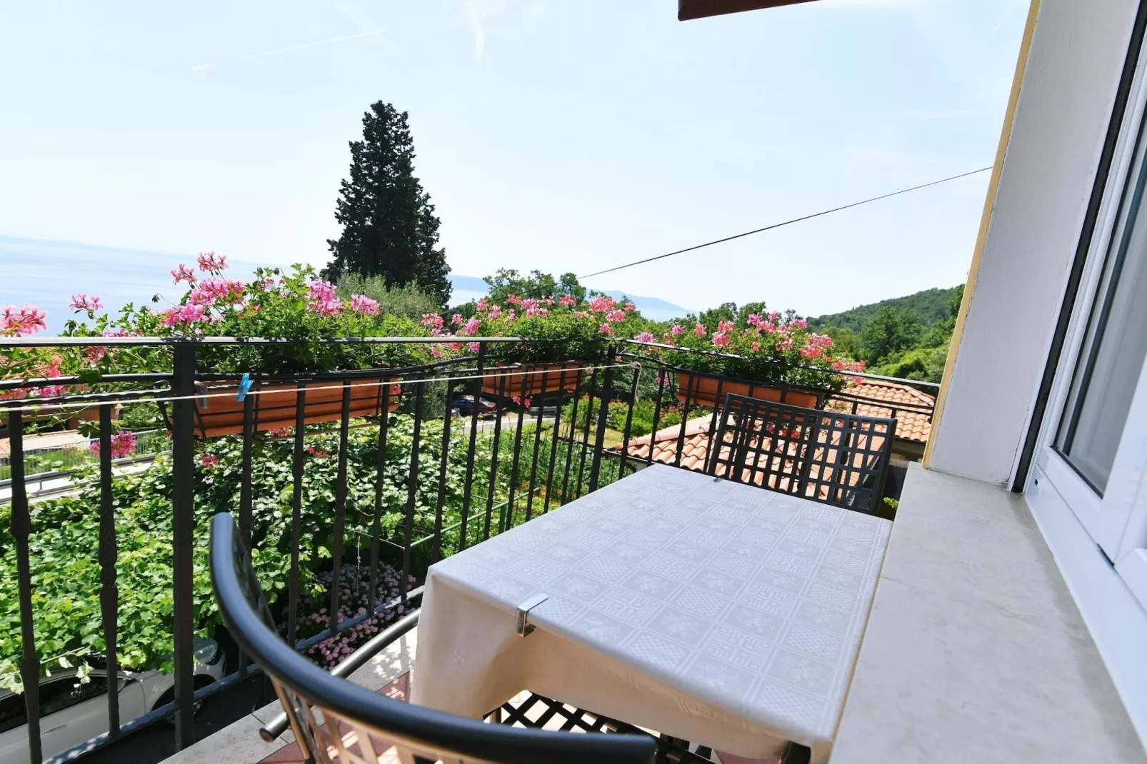 Scenic Retreat Rooms and Family Apartments - Double Room with Balcony and Sea View 3 - Terrasse / balcon