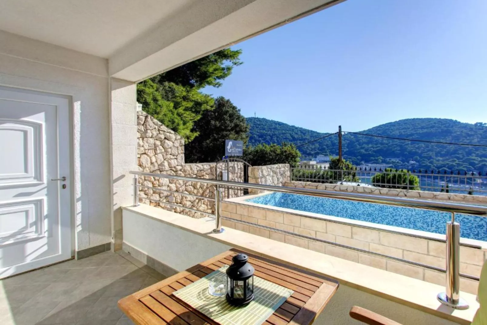 One-Bedroom Apartment With Balcony And Sea View (Premier) - Terrasse / balcon