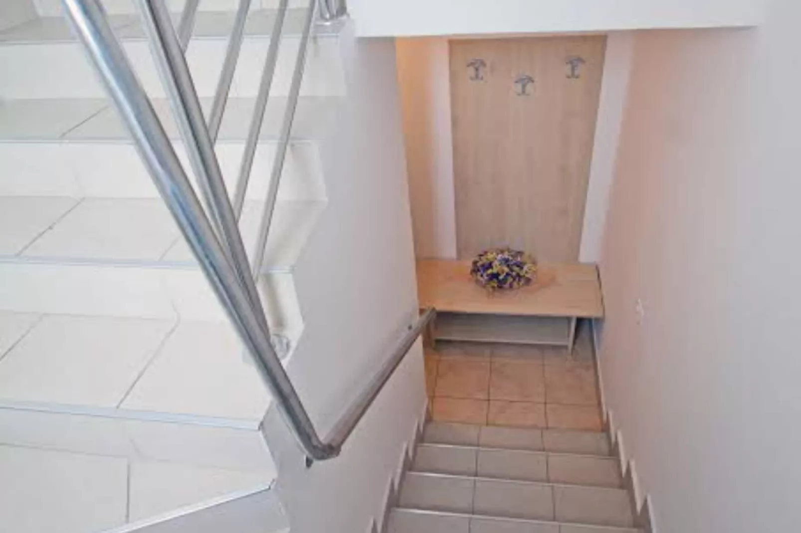 Beachfront Apartments Tamarix - One Bedroom Apartment with Partial Sea View - Stairs