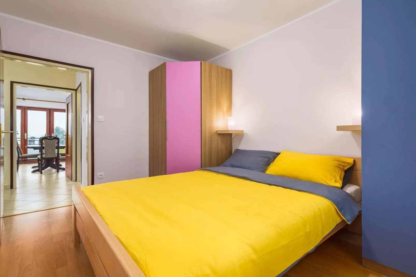 Charming Lovran Apartments with Wonderful Sea View - Two Bedroom Apartment - Bedroom